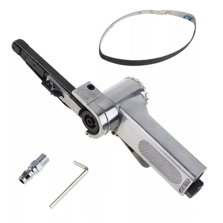Pneumatic Belt Machine Pneumatic Sander Ring Belt Machine Polisher, 33x1cm, 52x2cm