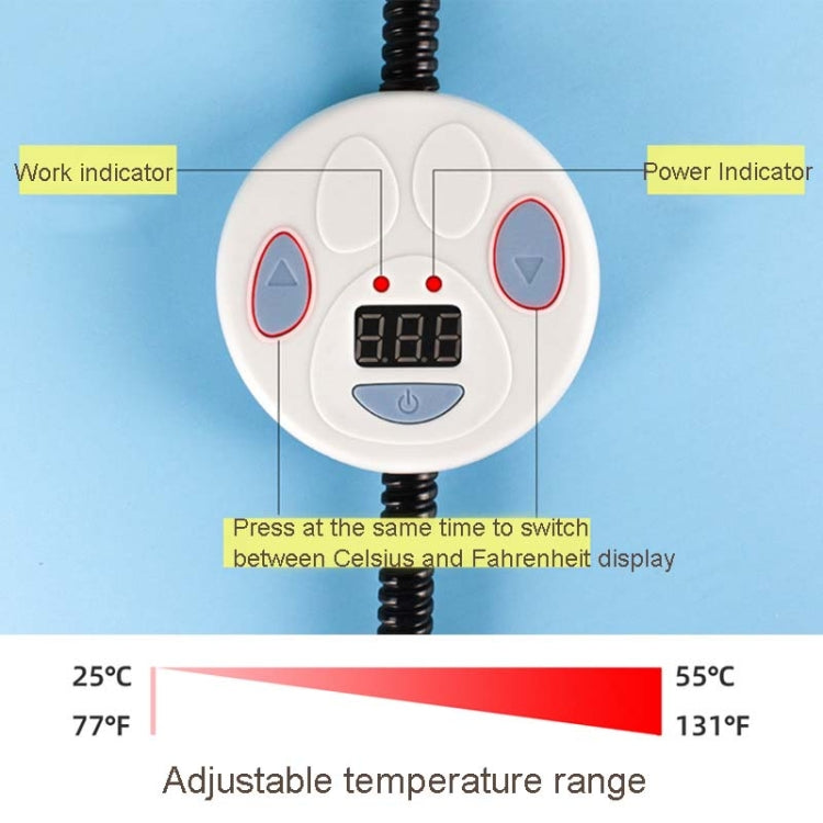 Pet Heating Pad Waterproof and Anti-Scratch Electric Blanket, Size: 60x45cm, US Plug, JP Plug, EU Plug, UK Plug