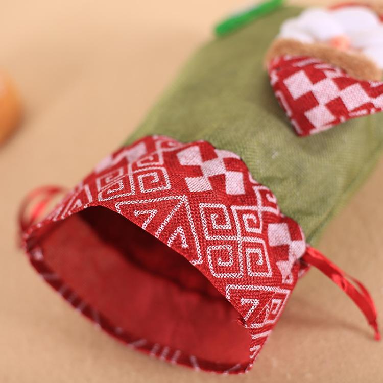 Creative Christmas Gift Bag Children Burlap Beam Apple Bag Candy Cookie Bag
