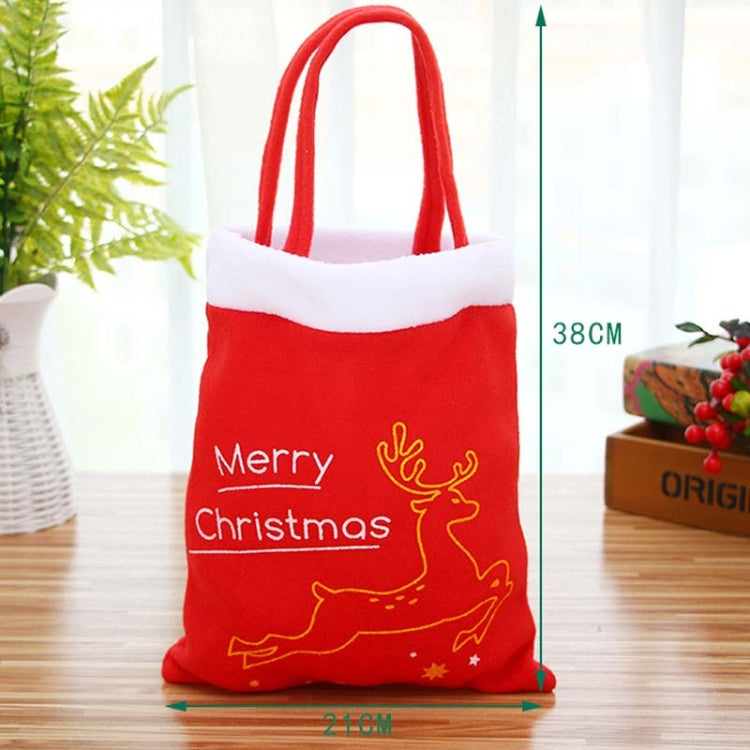 Christmas Eve Decoration Backpack Gift Bag, Elk, Christmas Tree