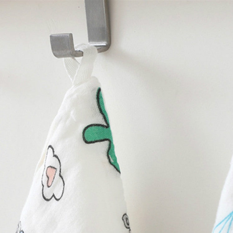 Six-Layer Gauze Cotton Baby Square Handkerchief Saliva Towel Styles Random Delivery, 25x25cm, 30x30cm
