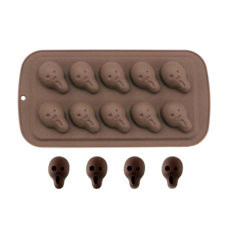 Halloween Cartoon Baking Set Chocolate Mold, Skull Shape, Pumpkin Head Shape, Bat Shape