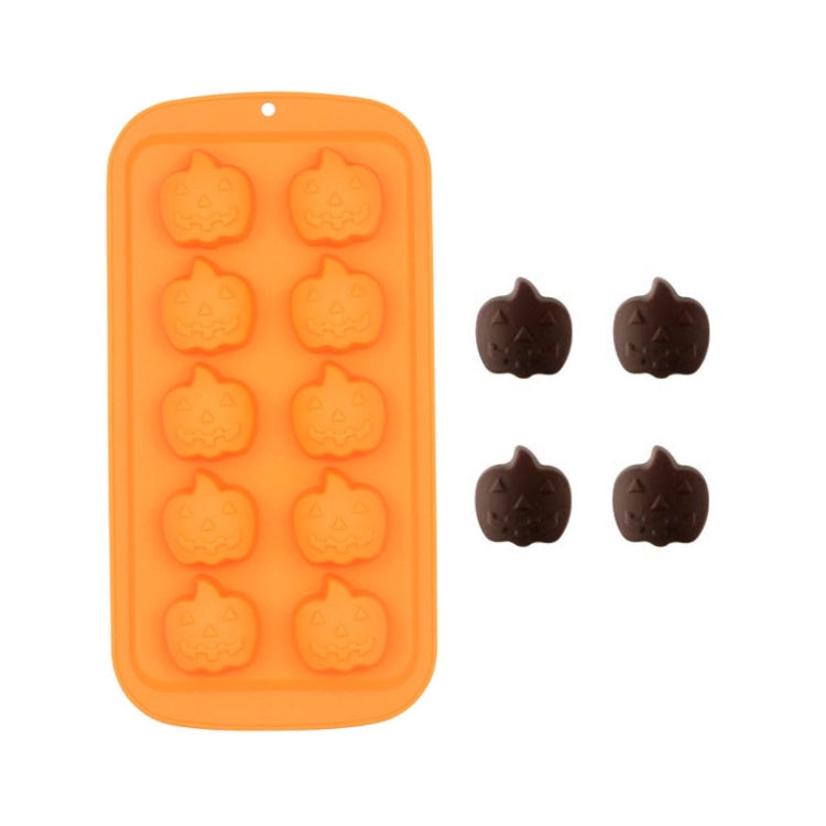 Halloween Cartoon Baking Set Chocolate Mold, Skull Shape, Pumpkin Head Shape, Bat Shape