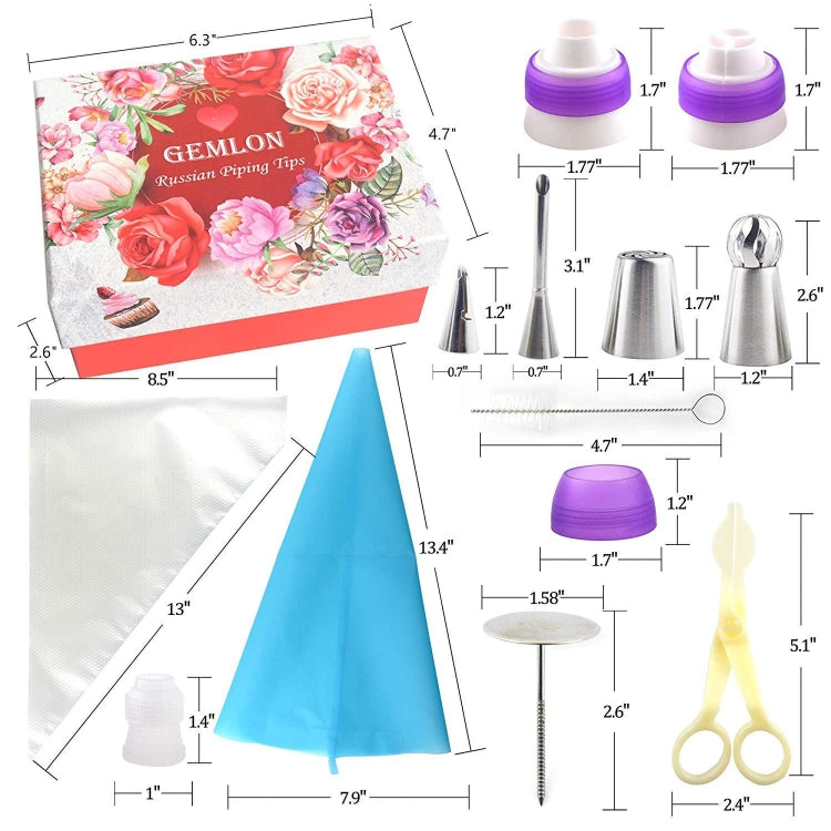 88 in 1 Decorating Mouth Set Cake Baking Jewelry Set, 88 PCS/Set