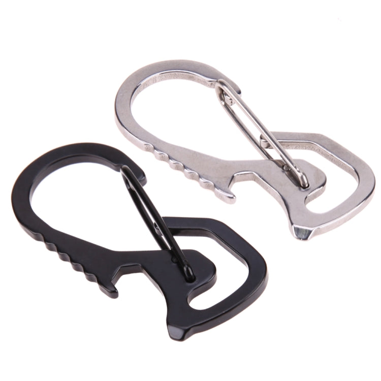 Outdoor Tools Carabiner Hex Driver Bottle Opener Keychain Ring Climbing Accessories