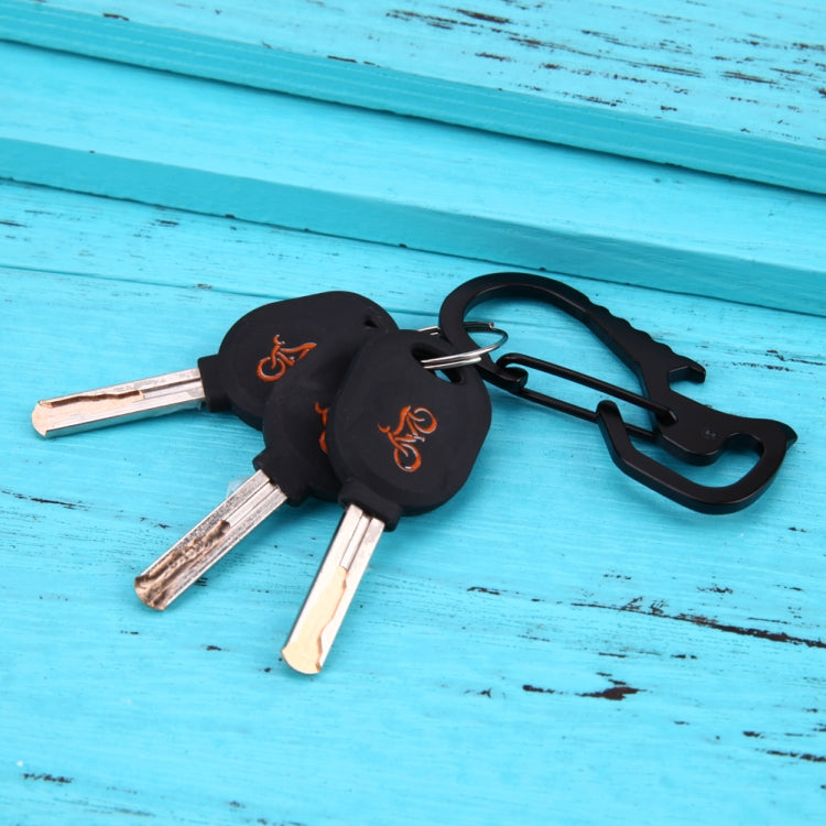 Outdoor Tools Carabiner Hex Driver Bottle Opener Keychain Ring Climbing Accessories