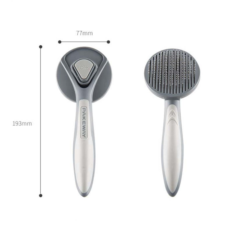 Pet Self-Cleaning Comb Cat Comb Dog Needle Comb Cat Hair Removal Comb Floating Brush, Cherry Blossom Color, Fresh Mint, Gentleman Ash