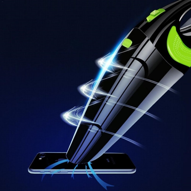 Wireless Car Vacuum Cleaner Handheld Mini Vacuum Cleaner Super Suction Wet And Dry Dual Use Portable Vacuum Cleaner, Transparent+Green, Black+Green, Pink+White