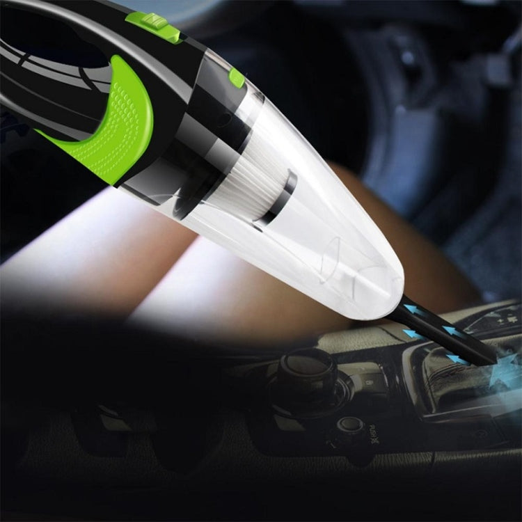 Wireless Car Vacuum Cleaner Handheld Mini Vacuum Cleaner Super Suction Wet And Dry Dual Use Portable Vacuum Cleaner, Transparent+Green, Black+Green, Pink+White