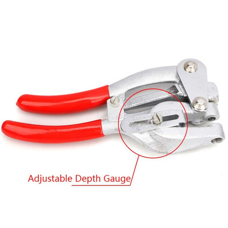 16 in 1 Stainless Steel Copper Aluminum Strip Iron Leather Plastic Manual Punching Pliers Punching Machine Set, 16 in 1