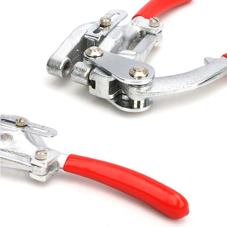 16 in 1 Stainless Steel Copper Aluminum Strip Iron Leather Plastic Manual Punching Pliers Punching Machine Set, 16 in 1
