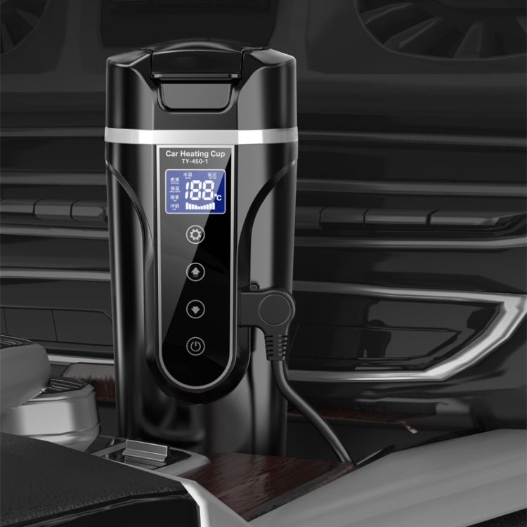 450ml Car Heating Water Bottle Thermos Mug Car Truck Universal Boiling Water Cup