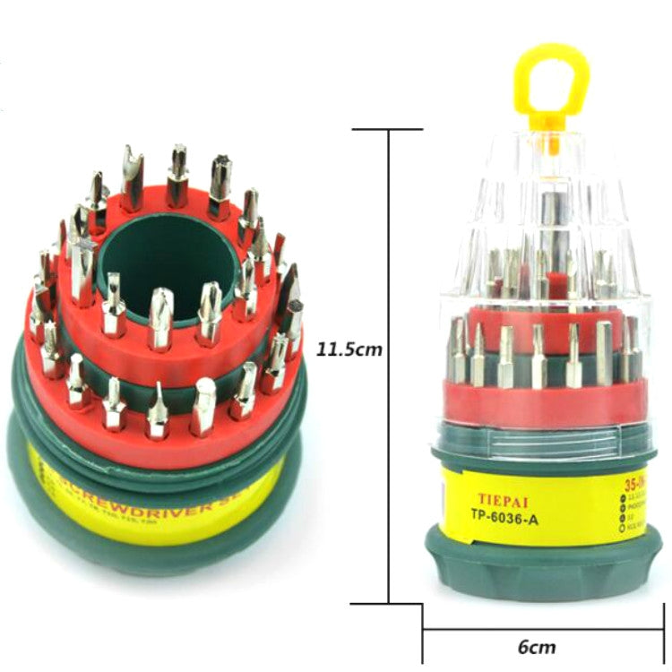 31 In 1 Pagoda Shape Multifunctional Combination Screwdriver Set, 6 Sets 31 In 1