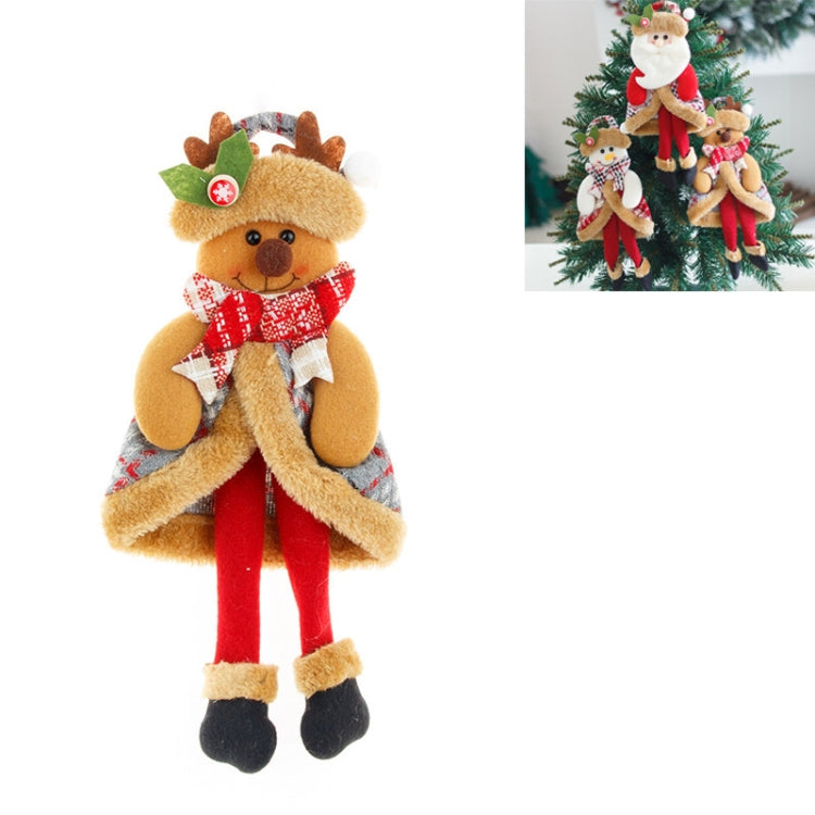 Christmas Cartoon Doll Decoration Pendant, Senior, Snowman, Fawn