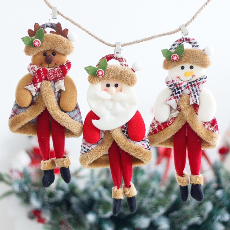 Christmas Cartoon Doll Decoration Pendant, Senior, Snowman, Fawn