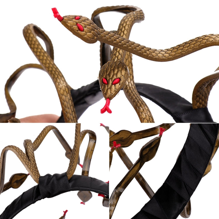 Halloween Carnival Stage Props Headdress Medusa Snake Cosplay Headband, Cosplay Headband