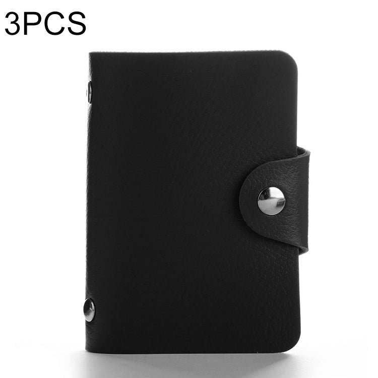 3 PCS Upgraded Version Card Bag Business Card Transparent Protective Cover Color Storage Card Holder, 12 Card Slots