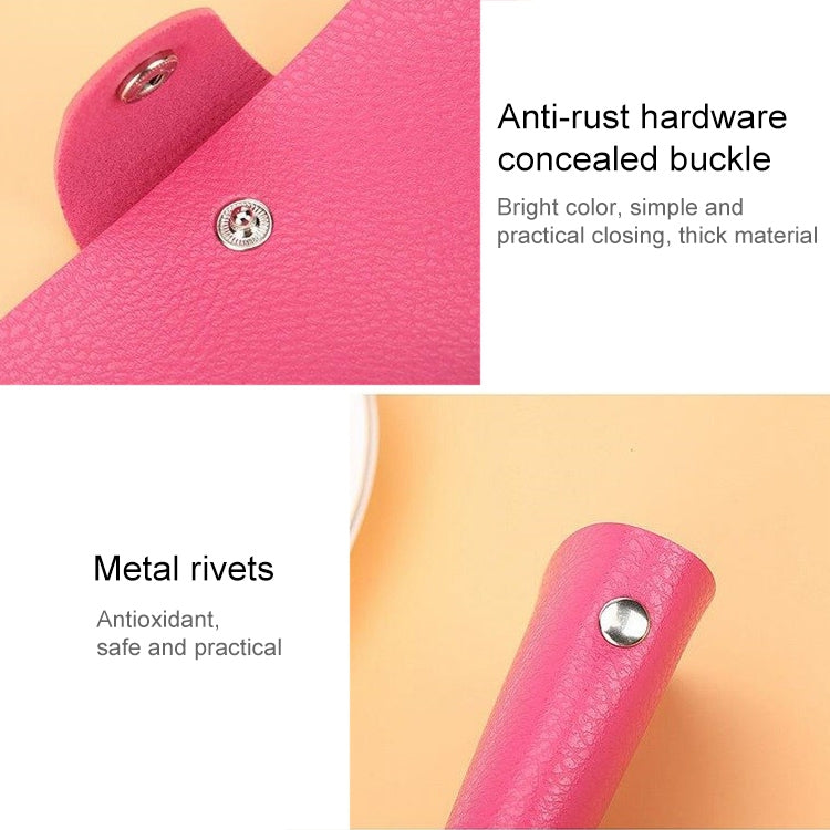 3 PCS Upgraded Version Card Bag Business Card Transparent Protective Cover Color Storage Card Holder, 12 Card Slots