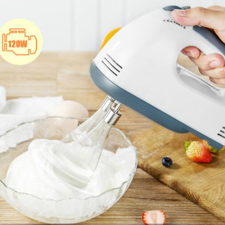 Whisk Electric Household Mini Whisk Baking Small Whipped Cream Machine, EU Plug+4 Stirring Rods, US Plug+4 Stirring Rods, UK Plug+4 Stirring Rods