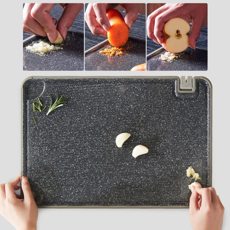 OOU Multifunctional Antibacterial And Mildew Resistant Double-Sided Cutting Board Kitchen Drainable Supplementary Food Cutting Board, Medium, Large