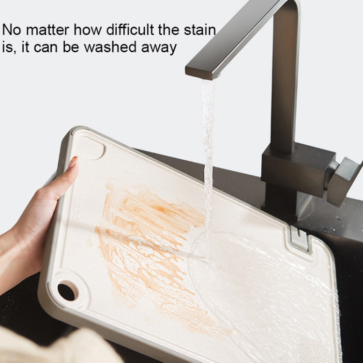 OOU Multifunctional Antibacterial And Mildew Resistant Double-Sided Cutting Board Kitchen Drainable Supplementary Food Cutting Board, Medium, Large
