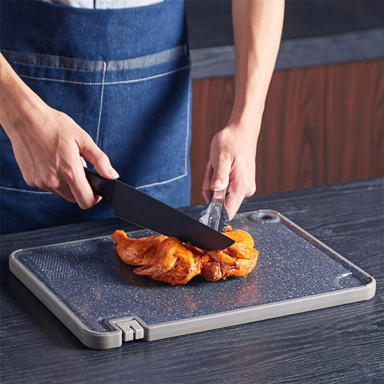 OOU Multifunctional Antibacterial And Mildew Resistant Double-Sided Cutting Board Kitchen Drainable Supplementary Food Cutting Board, Medium, Large