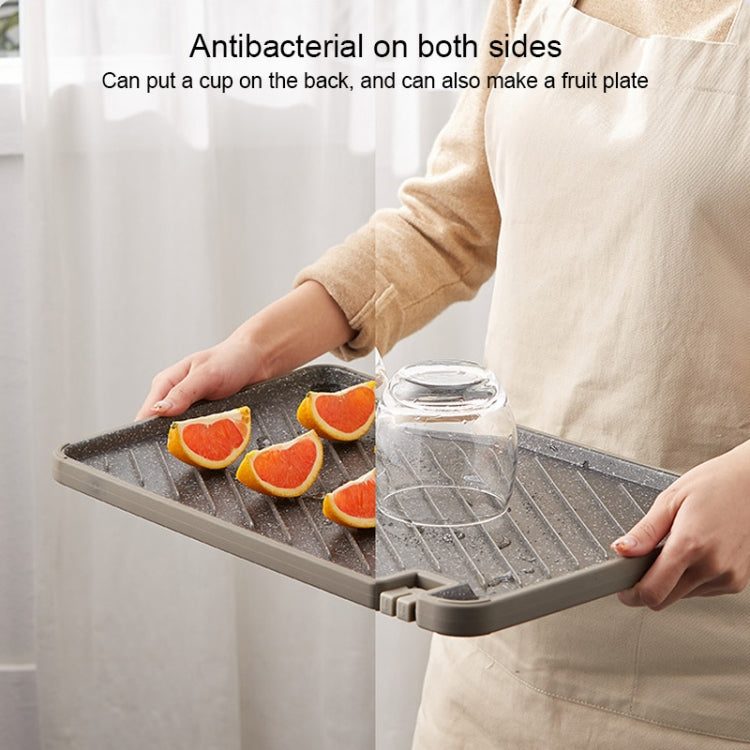 OOU Multifunctional Antibacterial And Mildew Resistant Double-Sided Cutting Board Kitchen Drainable Supplementary Food Cutting Board, Medium, Large