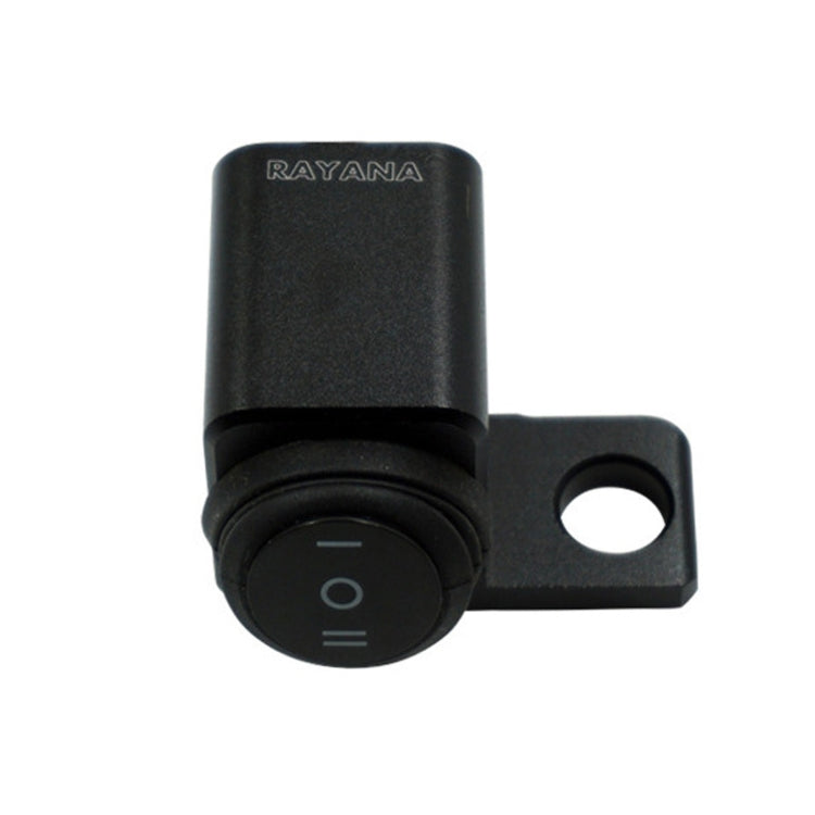 Motorcycle Off-Road Vehicle Modification Parts Aluminum Alloy Mirror Seat Switch Headlight Spotlight Double Flash Steering Switch, Waterproof One in Two Out (Hole on the Left), Waterproof One in Two Out (Hole on the Right)