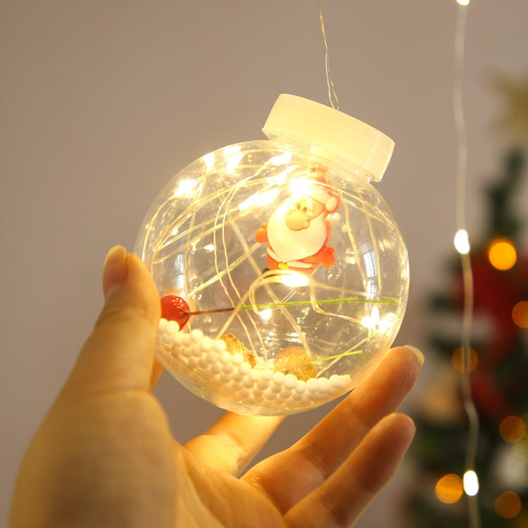 LED Copper Wire Curtain Light Wishing Ball Christmas Decoration String Lights, Random Style Delivery, EU Plug, US Plug