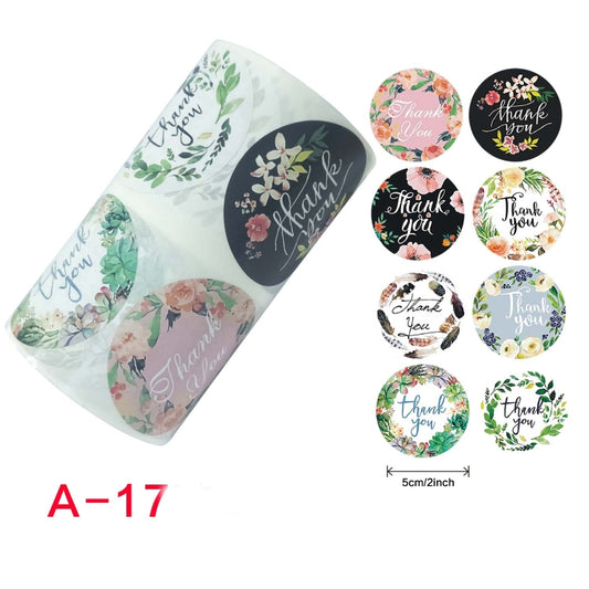 Rolled Floral Thank You Seal Envelope Decoration Wedding Decoration, 5cm/2inch