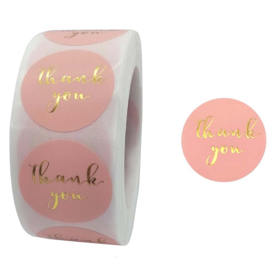 5 PCS  Hot Stamping Thank You Sticker Seal Sticker  Gift Wedding Decoration, C-09, C-04, C-10, C-11, C-21-25