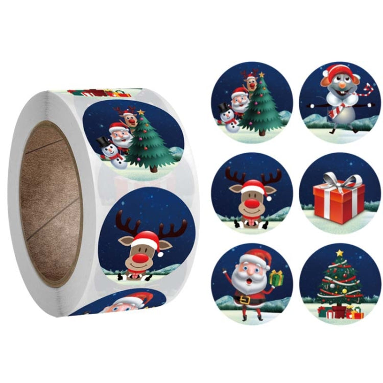 3 PCS  Roll Sticker Christmas Day Gift Decoration Gift Series Sticker Label, K-27-25, K-28-25, K-29-25, K-30-25