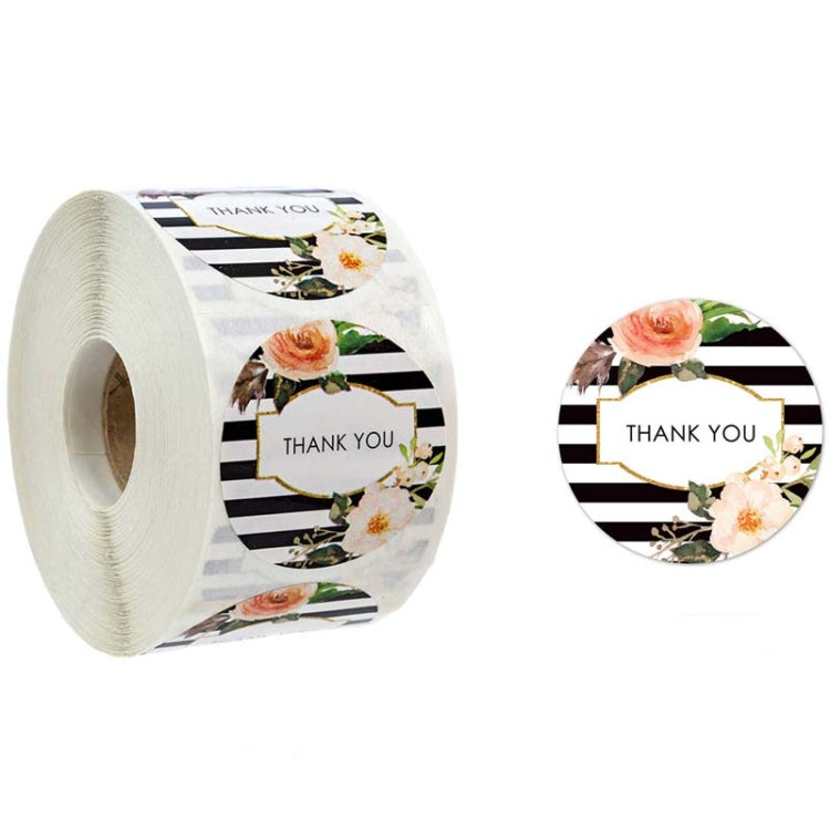 Roll Flower Decoration Thank You Seal Sticker Envelope Decoration Wedding Decoration, A-17, A-18, A-19, A-20