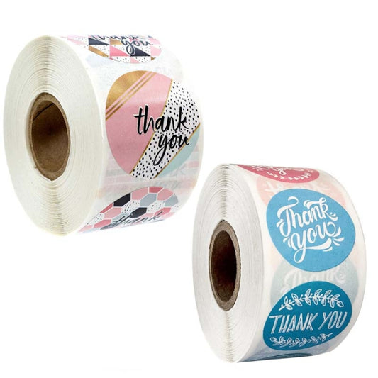 Roll Seal Sticker Thank You Handmade Wedding Decoration Sticker Label, A-31, A-32