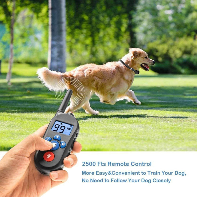 800m Remote Control Electric Shock Bark Stopper Vibration Warning Pet Supplies Electronic Waterproof Collar Dog Training Device, 556-1, 556-2, 556-3