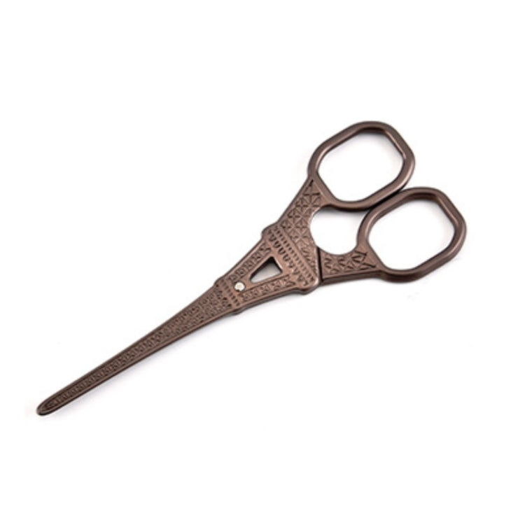 Stainless Steel Eiffel Tower Scissors Handmade Thread Tea Bag Scissors, Green Bronze, Black Titanium, Rose Gold, Golden, Red Bronze