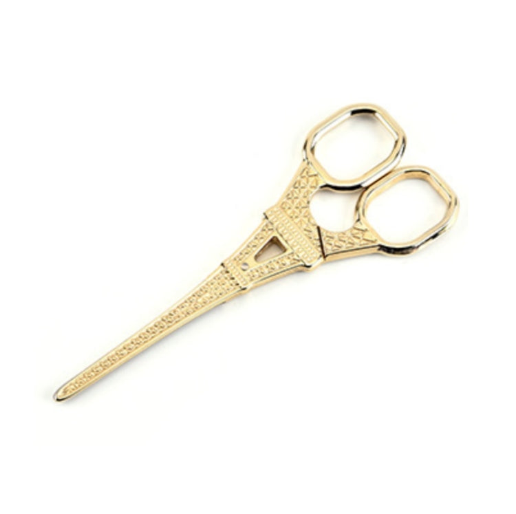 Stainless Steel Eiffel Tower Scissors Handmade Thread Tea Bag Scissors, Green Bronze, Black Titanium, Rose Gold, Golden, Red Bronze