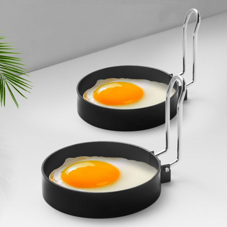 2-Pack Egg Ring Iron Spray Non-Stick Round Omelette Model Omelette Mold with Brush, 2-Pack, 4-Pack