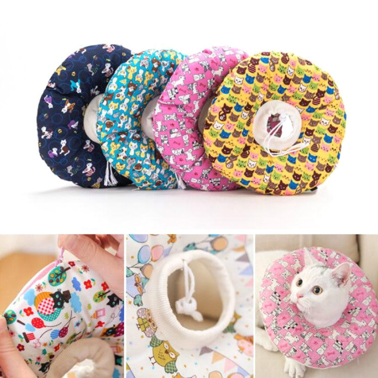 Cat Supplies Detachable Waterproof Anti-Bite Anti-Licking Collar Cat Circle Neck Headgear, XS, S, M, L, XL, XXL