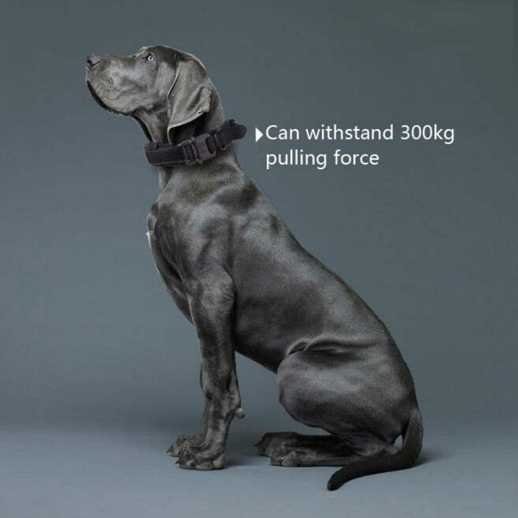 Nylon Thickened Large And Medium-Sized Dog Traction Collar Pet Collar, M, L, XL