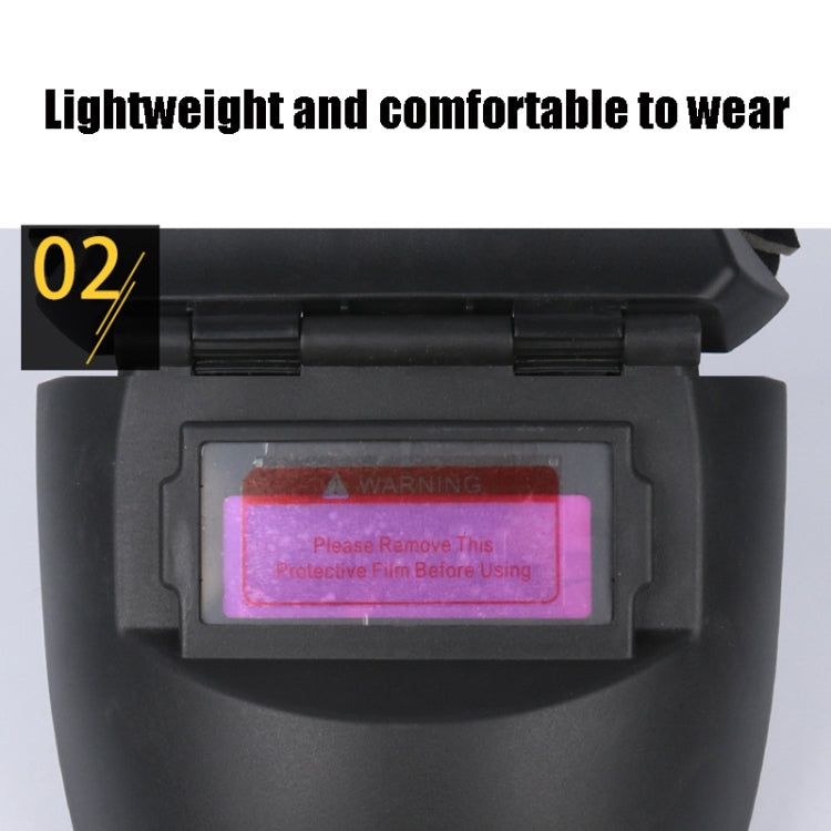 Automatic Darkening Welding Mask Solar Argon Arc Welding Protective Helmet, Helmet
