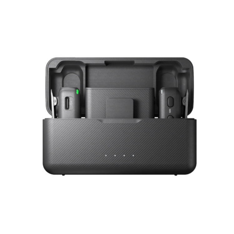 ميكروفون DJI الأصلي اللاسلكي مع شاشة OLED تعمل باللمس، 2 جهاز إرسال وجهاز استقبال واحد، 1 جهاز إرسال وجهاز استقبال واحد
