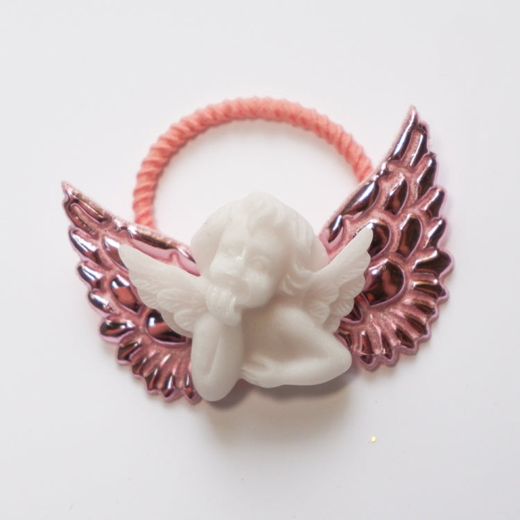 Christmas Hair Accessories Antlers Headband And Little Angel Hairpin Hair Band Combination Set, Pink, Grey