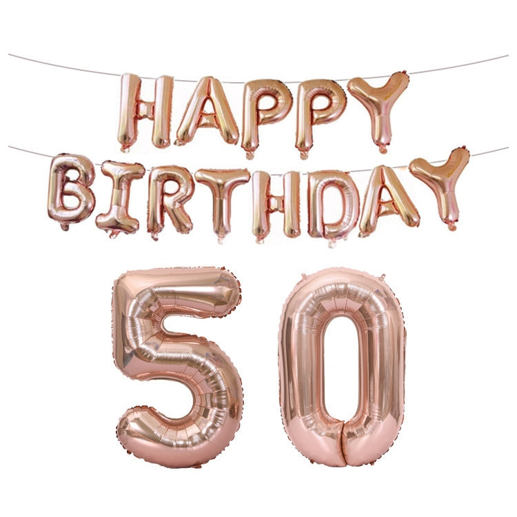 Birthday Decoration Aluminum Foil Balloon 40 Inch Big Number Aluminum Foil Balloon Decoration Set, 18, 21, 30, 40, 50, 60