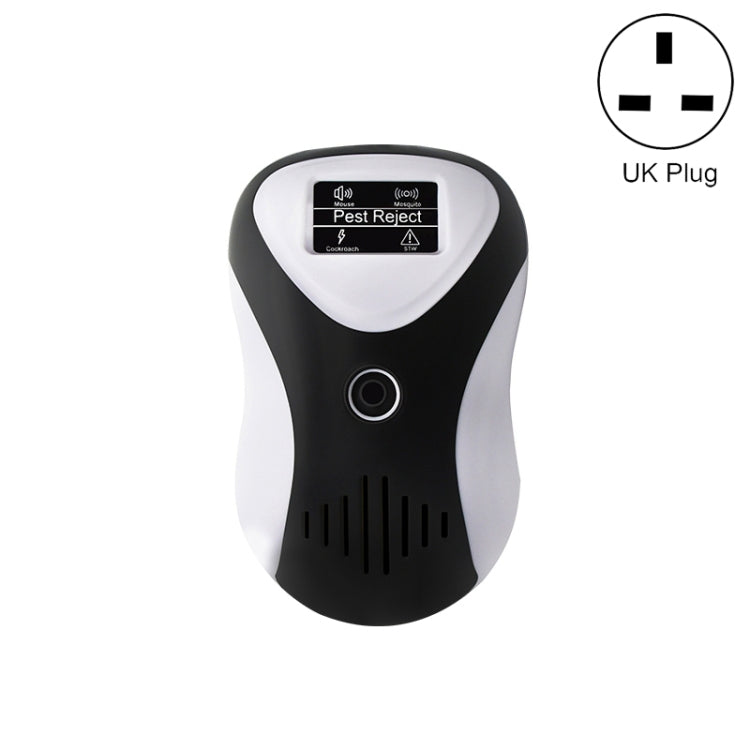 DC-9017A Ultrasonic Mouse Repeller Energy-Saving Silent Insect Repeller Multifunctional Mosquito Repellent And Insect Repellent, Black+US Plug, Black+EU Plug, Black+UK Plug