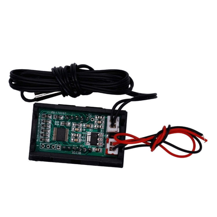 جهاز قياس درجة الحرارة LED 50~110C، كاشف مستشعر مسبار 12 فولت، مقياس حرارة رقمي، جهاز اختبار