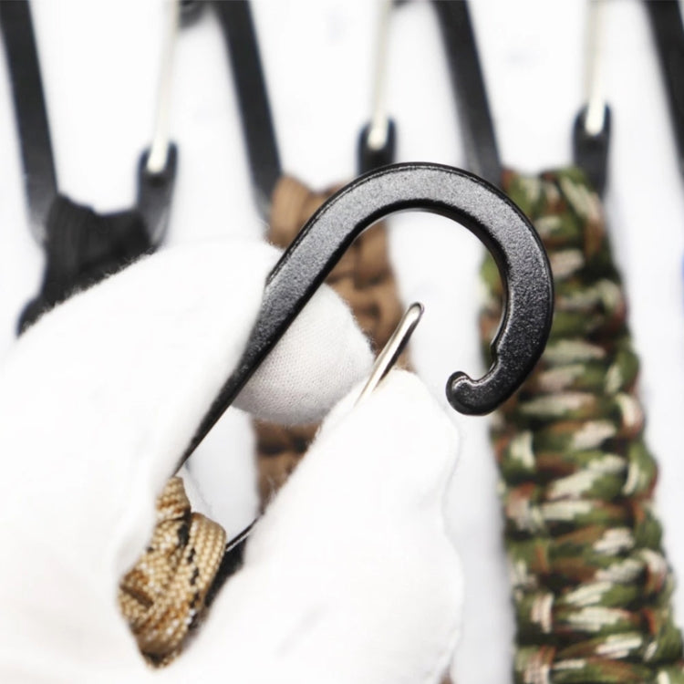 Outdoor Multifunctional Nylon Umbrella Rope Carabiner Key Chain