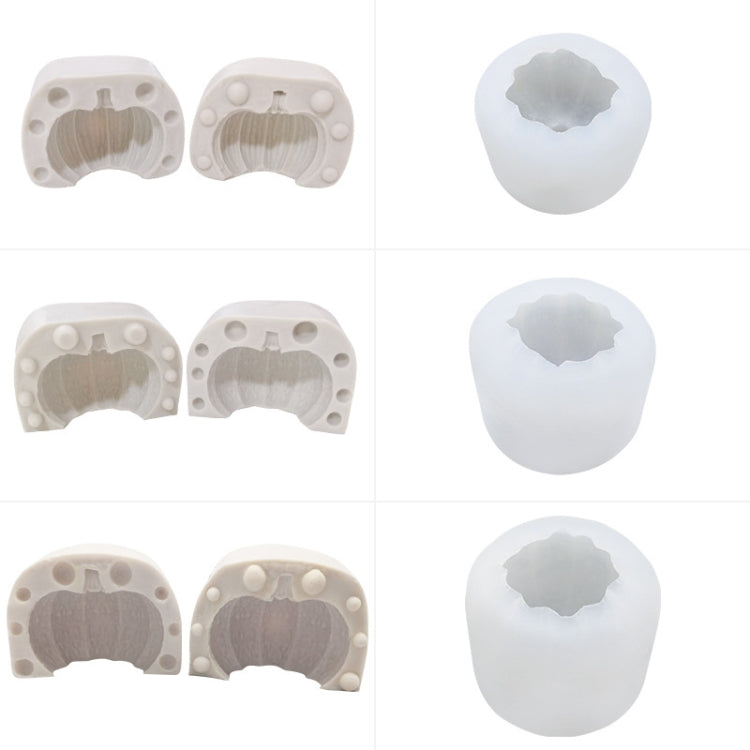 Halloween Three-Dimensional Pumpkin Cake DIY Scented Candle Silicone Mold, SW-36, SW-37, SW-44, SW-45, SW-46, SW-47, ZW-57, ZW-109