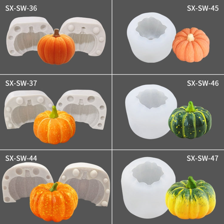 Halloween Three-Dimensional Pumpkin Cake DIY Scented Candle Silicone Mold, SW-36, SW-37, SW-44, SW-45, SW-46, SW-47, ZW-57, ZW-109