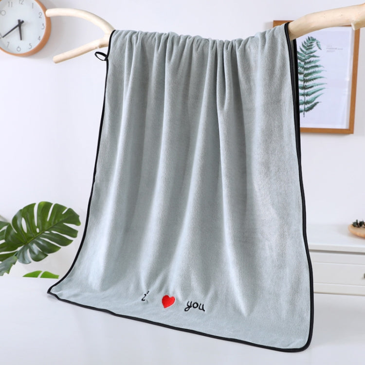 Soft Thick Absorbent Fiber Couple Large Bath Towels, 70x140cm